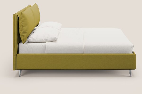 Elsa letto imbottito con vano contenitore in tessuto smacchiabile T05