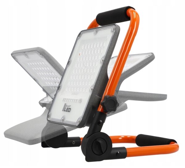 LED Faretto ricaricabile con stativo LED/30W/3,2V 4500K 5000 mAh IP65 arancione