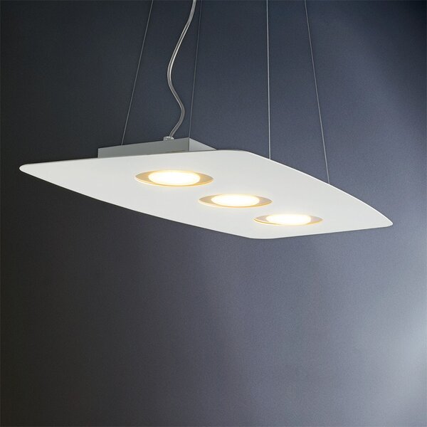 Lampadario moderno illuminando demetra deme3+2bnfosl gx53 led metallo sospensione - Illuminando
