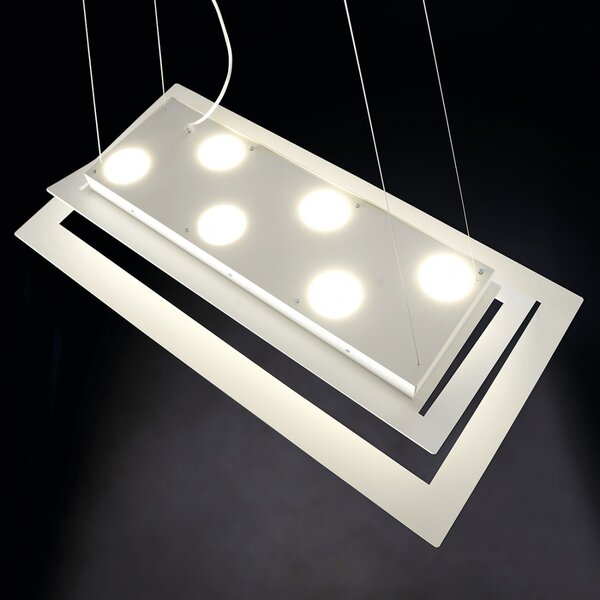 Lampadario moderno illuminando sky spskyresl led gx53 metallo sospensione biemissione - Illuminando