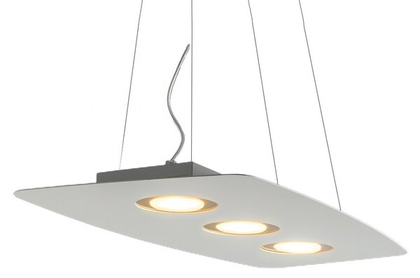 Lampadario moderno illuminando demetra deme3+2bnfosl gx53 led metallo sospensione - Illuminando