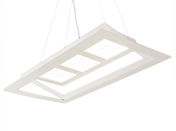 Lampadario moderno illuminando sky spskyresl led gx53 metallo sospensione biemissione - Illuminando