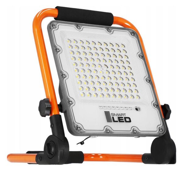 Proiettore LED ricaricabile con stativo LED/50W/3,2V 4500K 5000 mAh IP65 arancione