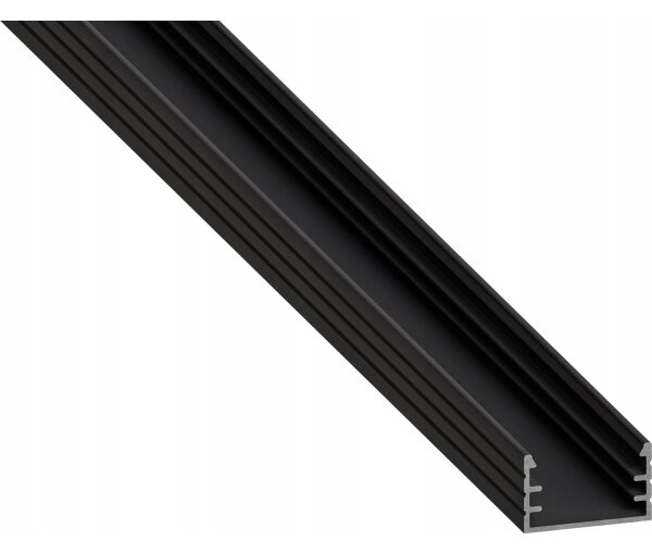 Profilo da incasso per strisce LED 1 m nero/bianco
