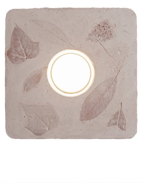 Plafoniera toscot vivaldi 1061 25x25 gx53 led galestro terracotta lampada soffitto classica rustica interno - Toscot
