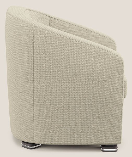 Cloe Poltroncina in tessuto smacchiabile con acqua QuickClean T08 pann