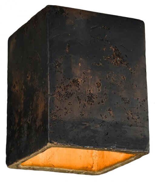 Plafoniera toscot montecristo 1102 gu10 led ip20 maiolica toscana terracotta lampada soffitto interno - Toscot
