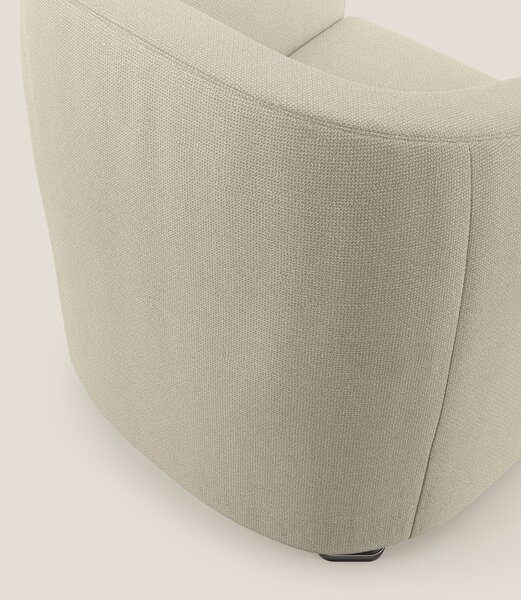 Cloe Poltroncina in tessuto smacchiabile con acqua QuickClean T08 pann