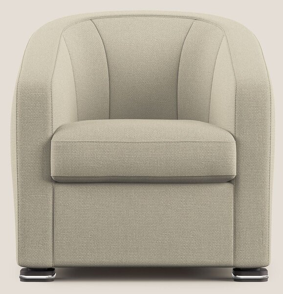 Cloe Poltroncina in tessuto smacchiabile con acqua QuickClean T08 pann