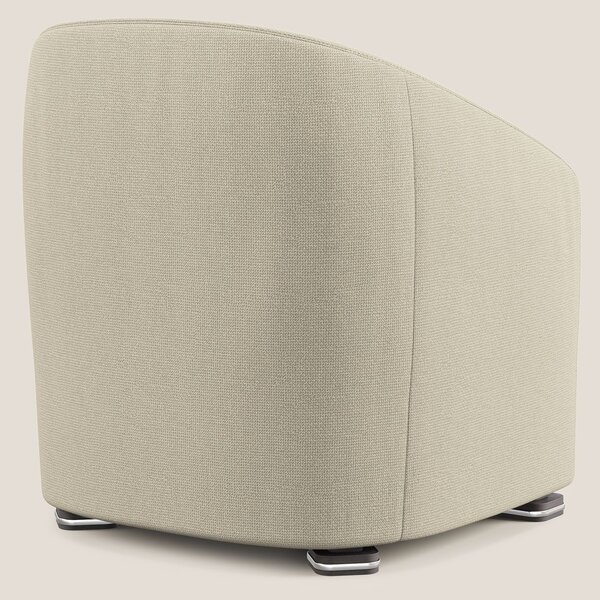 Cloe Poltroncina in tessuto smacchiabile con acqua QuickClean T08 pann