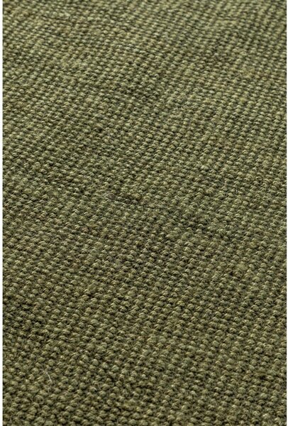 Passatoia color kaki in iuta 80x200 cm Bouclé – Hanse Home