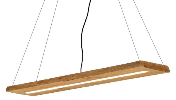 Lampadario trio lighting brad 323710130 led dimmerabile legno sospensione classica rustica - Trio Lighting