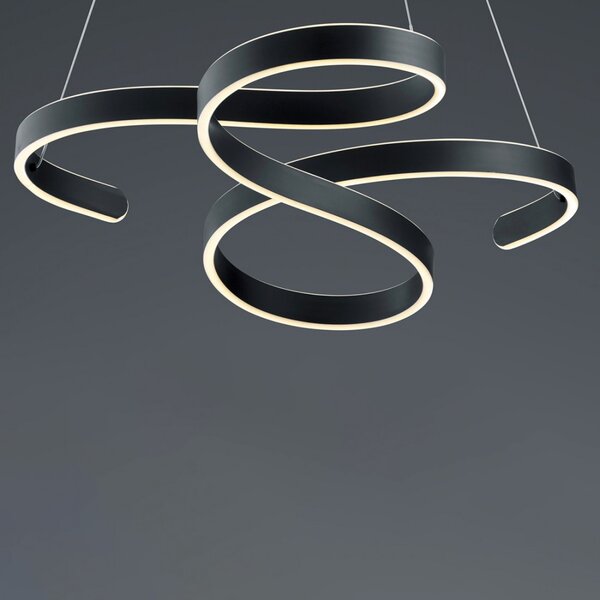 Lampadario trio lighting francis led dimmerabile metallo sospensione ultramoderma - Trio Lighting