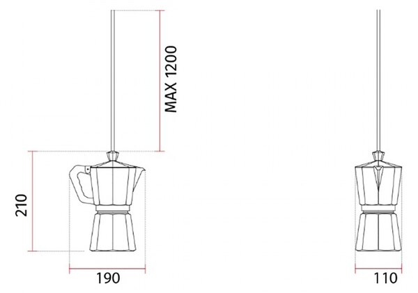Sospensione belfiore 9010 moka full 2516q 35 gu10 led ceramica cristaly verniciabile lampadario classico modeno interno - Belfiore - 9010