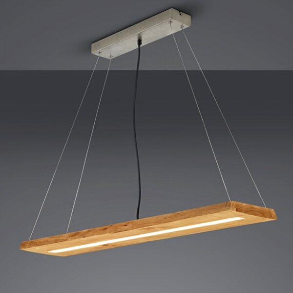 Lampadario trio lighting brad 323710130 led dimmerabile legno sospensione classica rustica - Trio Lighting
