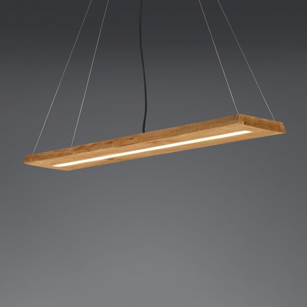 Lampadario trio lighting brad 323710130 led dimmerabile legno sospensione classica rustica - Trio Lighting