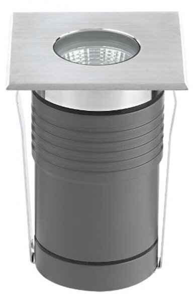 Faretto incasso led moderno pan international bart est759 est54025 acciaio quadrato spot - Pan International