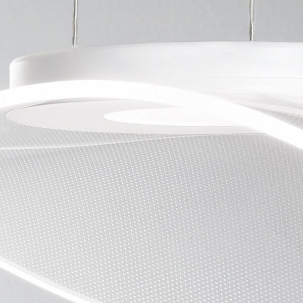 Lampadario moderno perenz medusa 6866 b lc led sospensione acrilico - Perenz