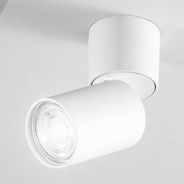 Plafoniera moderna perenz connect 6810 b led gu10 lampada soffitto alluminio orientabile - Perenz