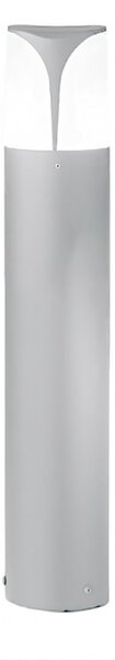 Lampioncino gea led stele ges721 e27 led ip44 h50 alluminio grigio lampada terra moderna esterno - Gea Led