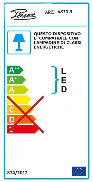 Plafoniera moderna perenz connect 6810 b led gu10 lampada soffitto alluminio orientabile - Perenz