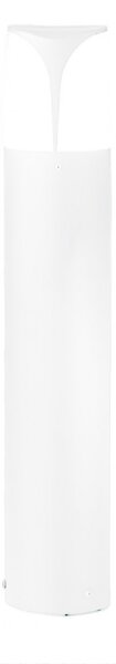 Lampioncino gea led stele ges711 e27 led ip44 h50 alluminio bianco lampada terra moderna esterno - Gea Led