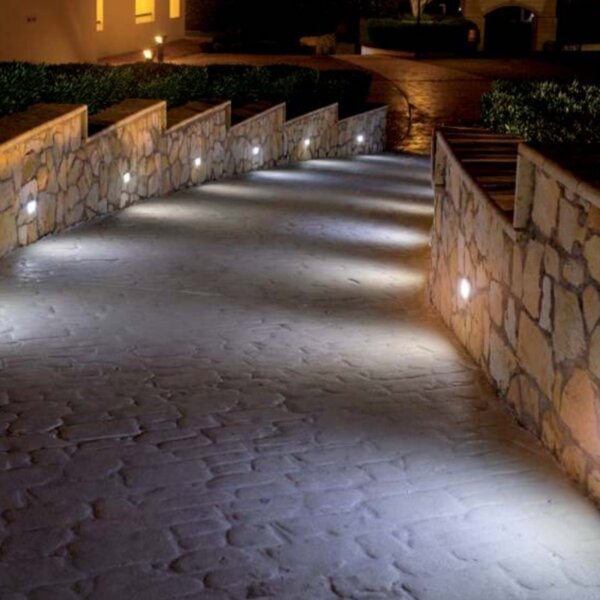 Incasso segnapasso moderno sovil escape 215 e27 led alluminio lampada parete - Sovil Illuminazione