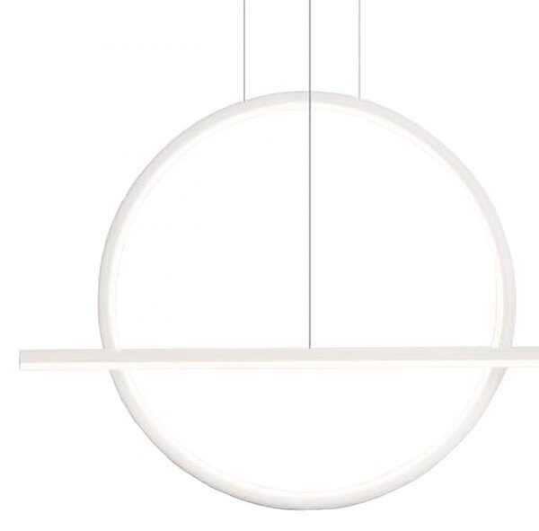 Lampadario moderno redo group giotto 01 1734 01 1847 led alluminio dimmerabile - Redo Group