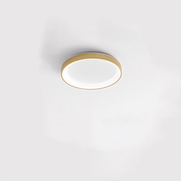 Plafoniera led gea luce krizia pp o 30w 3000k alluminio oro lampada soffitto - Gea Luce