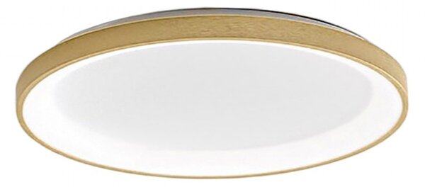 Plafoniera led gea luce krizia ps o 60w 3000°k alluminio oro lampada soffitto - Gea Luce
