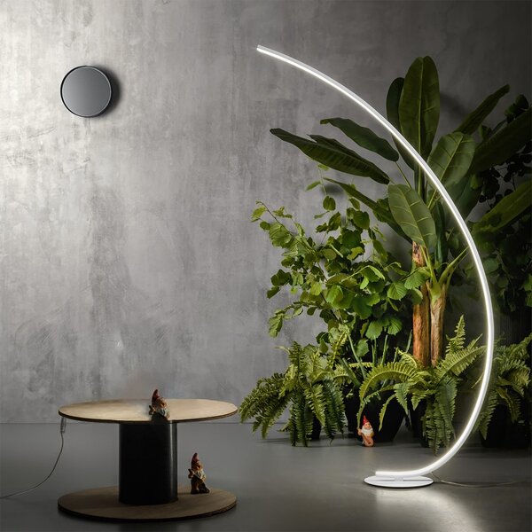 Piantana moderna gea luce iole pt 30w led dimmerabile lampada terra - Gea Luce