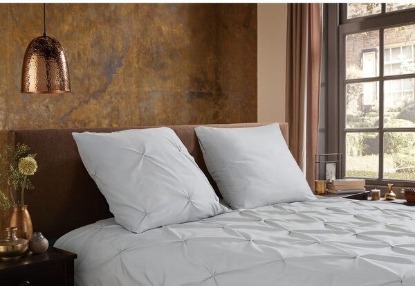 Lenzuolo singolo una piazza e mezza grigio in microfibra 140x220 cm Pure Elegance - Good Morning