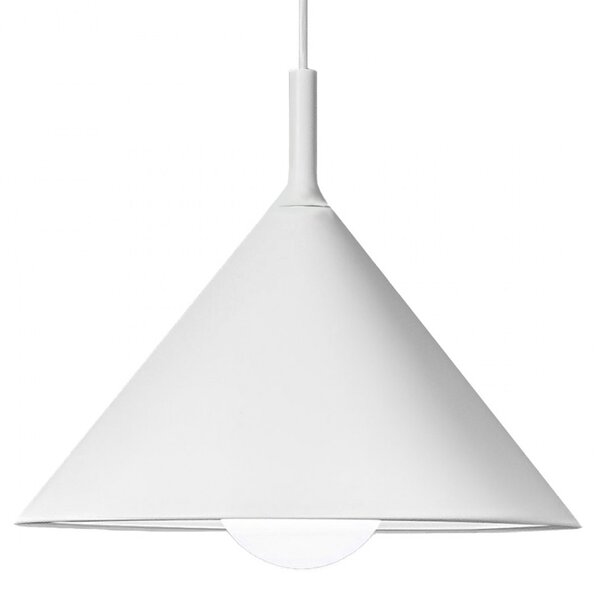 Sospensione bianco gea luce barbie sg e27 led alluminio lampada soffitto moderna - Gea Luce