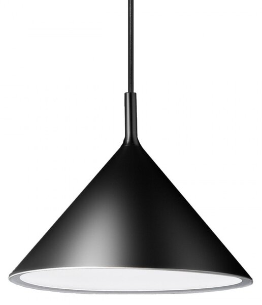Sospensione nero gea luce barbie sp e27 led alluminio lampada soffitto moderna - Gea Luce