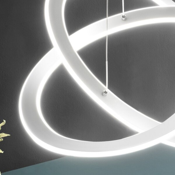 Lampadario led gea luce yara sp n 40w led alluminio moderno sospensione - Gea Luce