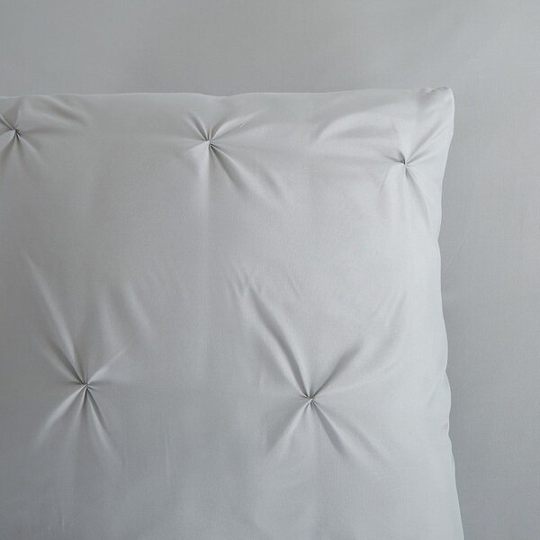 Lenzuolo singolo una piazza e mezza grigio in microfibra 140x220 cm Pure Elegance - Good Morning