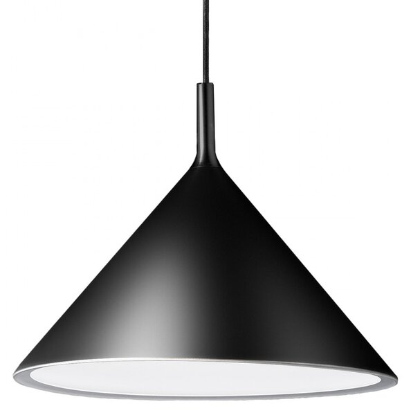 Sospensione nero gea luce barbie sg e27 led alluminio lampada soffitto moderna - Gea Luce