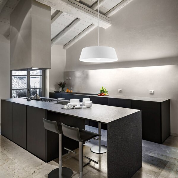 Lampada sospensione bianco gea luce blanca sp b e27 led lampadario monoemissione - Gea Luce