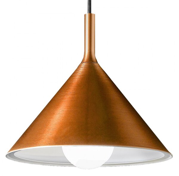 Sospensione rame gea luce barbie sg e27 led alluminio lampada soffitto classica rustica - Gea Luce