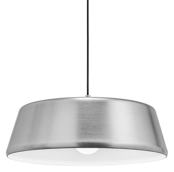 Lampada sospensione moderna nikel gea luce blanca e27 led lampadario monoemissione - Gea Luce