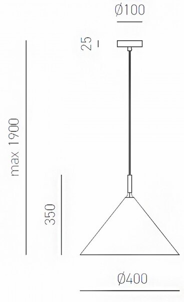 Sospensione nero gea luce barbie sg e27 led alluminio lampada soffitto moderna - Gea Luce