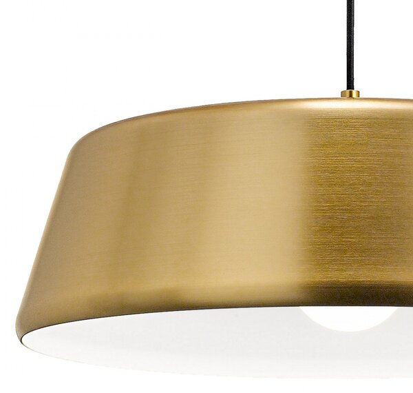 Lampada sospensione ottone gea luce blanca s e27 led lampadario classico monoemissione - Gea Luce