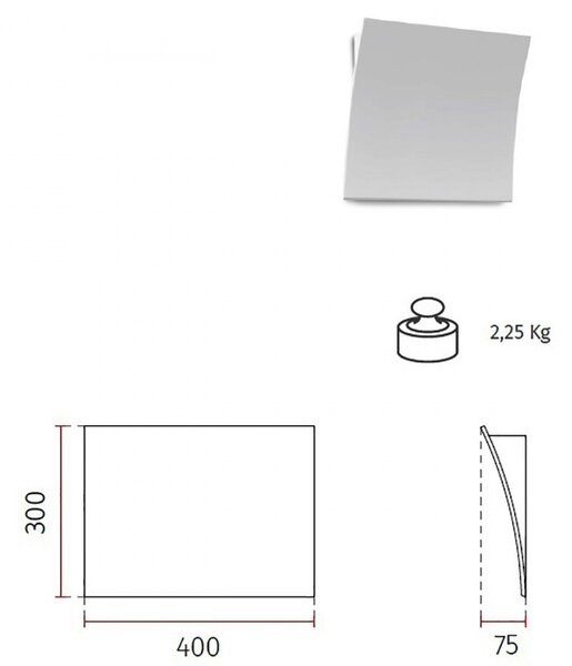 Applique led belfiore 9010 fyllo big 2304 4064t led dimmerabile ceramica lampada parete - Belfiore - 9010