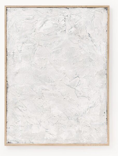 Quadro dipinto a mano con cornice in legno Simple Living