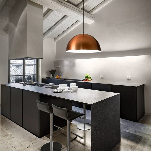 Lampada sospensione gea luce bonella sp e27 led cupola classica - Gea Luce
