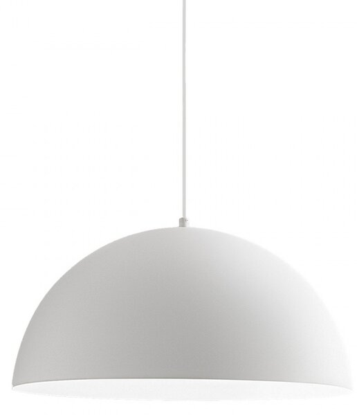 Lampada sospensione bianca gea luce bonella sp cupola moderna - Gea Luce