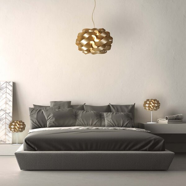 Lampadario linea zero cloud s60 e27 led oro polilux lampada soffitto ultramoderna - Linea Zero