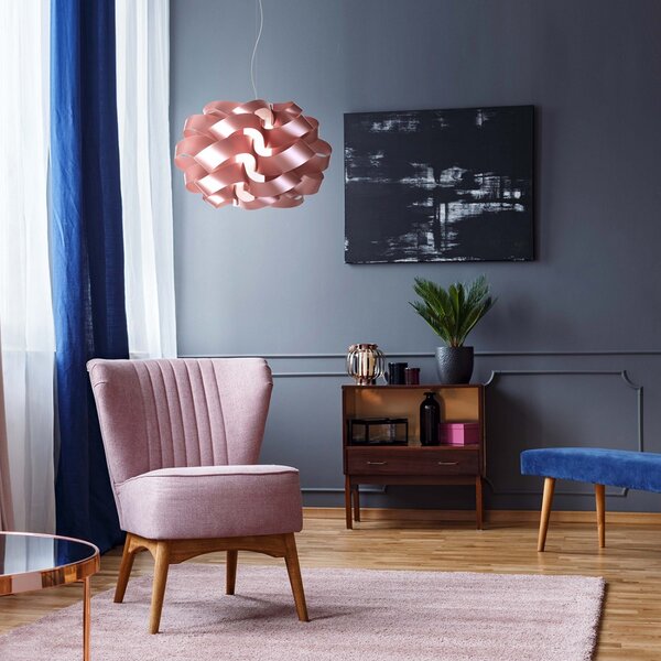 Lampadario linea zero cloud s60 e27 led rame polilux lampada soffitto ultramoderna - Linea Zero