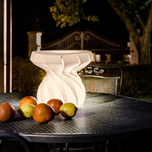 Abat-jour led batteria esterno linea zero tam tam bat outdoor polilux lampada tavolo moderna - Linea Zero