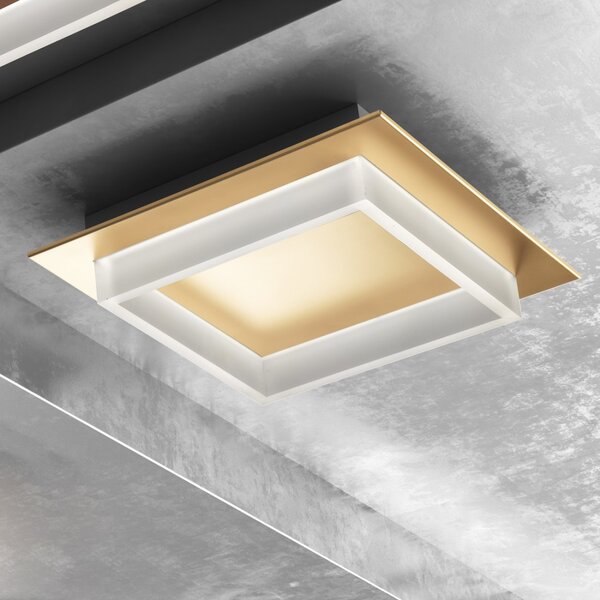 Plafoniera led promoingross square q50 mg switch lampada soffitto classica - Promoingross